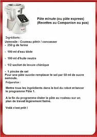 Pate Express Recette Companion Compagnion Recette Recette Compagnon