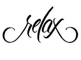Horizontal handmade relax sign metal word home mindfulness wall art steel cursive decor indoor doors yoga spa studio inspirational gift hanging retro decorations bobbie jo designs. Relax Sketch Relax Lettering Word Up