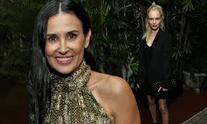 Born november 11, 1962) is an american actress and film producer. Demi Moore Goes Braless As She Joins Kate Bosworth At Star Studded Event To Celebrate Film Parasite Daily Mail Online