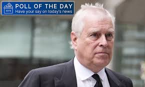 POLL OF THE DAY: Should Andrew now lose his title of Prince?