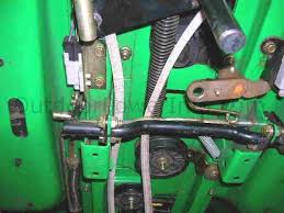 Blades bent or out of balance. Installation Repair And Replacement Of John Deere Sabre 14 5 38 Gear Tractor Drive Belt Gx10062