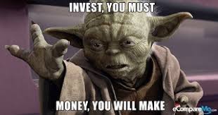 Money Meme Monday: Invest like Yoda, you must. 🤑✨ Patience and wisdom lead  to the greatest returns. 'Do or do not, there is no try'...especially when  it comes to your portfolio! 🌟
