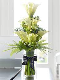 Luxury Calla Lily Vase Ferns Shop By Flower Fresh Flowers Arrangements Lily Vases Flower Centerpieces