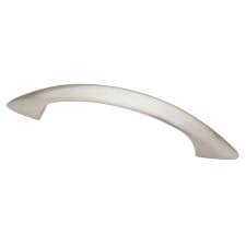 Shop Brainerd 3 In Center To Center Satin Nickel Rectangular Cabinet Pull At Lowes Com Satin Nickel Handle Cabinet Arch Handle