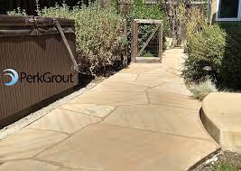 Because each 30 lb (13.6 kg) bag of perkgrout™ is mixed with one (1) quart of water and applied by trowel, one can be assured it is solid throughout. Perkgrout Tan Pervious Products