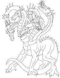 Here's a link to his web site and some more examples. Legend Monster Hydra Coloring Page Free Printable Coloring Pages For Kids