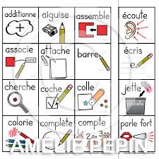 Feuilles De Consignes Enseignement Du Francais Sous Main Ce1 Consignes