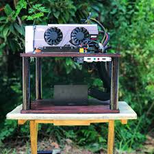 Custom Pc Test Bench I Made From Wood Pcmasterrace
