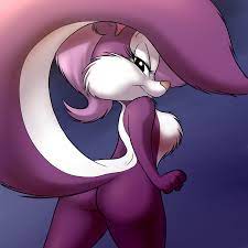 ass chochi female fifi la fume purple fur skunk solo tiny toon  adventures tiny toons warner brothers 