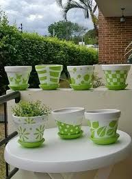 Resultado De Imagen Para Frases Para Macetas Flower Pot Art Decorated Flower Pots Flower Pots