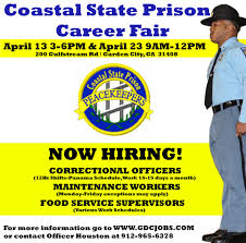 Coastal State Prison Is Hosting A Career Fair April 13 3 6pm And April 23 9am 12pm If You Are Looking To Join Career Opportunities Career Correctional Officer