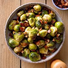 Maple Bacon Glazed Brussels Sprouts Recipe Brussels Sprouts Recipe Sprout Recipes Veggie Dishes