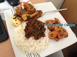 Pork chops with spaghetti squash with tomatoes onions one of my favorite dinner ideas for summertime because we always have so much zucchini! Nigerian Three Course Meal Enjoy Nigerian Food Food Recipes