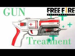 Awm gun in free fire and pubg drawing easy. How To Draw Treatment Gun Váº½ Sung Ä'iá»‡n Garena Free Fire Artofit