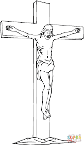 Free for commercial use no attribution required high quality images. Jesus Christ On The Cross Coloring Page Free Printable Coloring Coloring Home