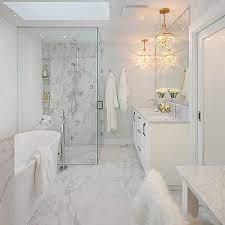 Porcelain tile is the best tile for showers in my opinion. Marble Porcelain Countertops Design Ideas
