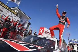 The nascar xfinity series race at talladega superspeedway ends early due to rain, with jeb burton as the winner. Christopher Bell Scores His First Nascar Xfinity Road Course Win At Road America