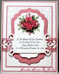 Special happy mothers day daughter in law. Kreative Korner By Kelly April 2010 Greeting Card Inspiration Simple Cards Card Creator