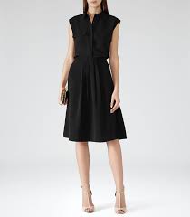 Margot Black Pleat Front A Line Skirt Fashion Clothes Women Womens Summer Fashion Outfits Dresses For Work