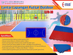 Lapangan olahraga non hijau ini banyak diminati masyarakat luas sebagai sarana berolahraga. Lantai Lapangan Futsal Outdoor Llfo 30 Distributor Olahraga