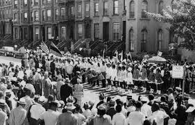 Marcus Garvey Parade In Harlem 1924 Marcus Garvey Racial Black History Facts