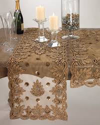 Amazon Com Elegant Lakshmi Hand Beaded Gold Table Runner 16 X72 Rectangular One Piece Go Gold Table Runners Table Runner Diy Paper Table Runner Wedding