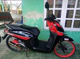 Honda genio cbs 2020 pilihan warna yang paling laris, harga honda genio cbs cuting by : Modifikasi Velg Jari Jari Honda Genio 110 Youtube