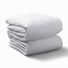 Healthier sleeping mattress pads mattress protectors mattresses. Sunbeam Heated Mattress Pad Water Resistant 10 Heat Settings White Twin Msu6sts T000 11a00 Walmart Com Walmart Com