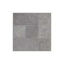 Armstrong Flooring 12 X 12 Vinyl Floor Tile 45 Sf Pack Gray Cloud In 2021 Vinyl Flooring Armstrong Flooring Tile Floor