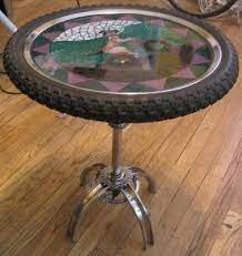 a portfolio recycled the art of function recycled bike parts tire art upcycle repurpose