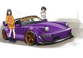Pin On Anime Girl Car
