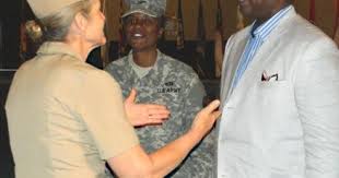 Change-of-command ceremony salutes outgoing, incoming joint-base leaders