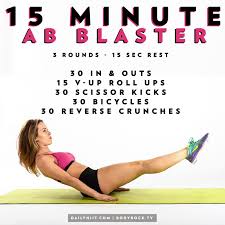 Achten sie darauf, nicht ins hohlkreuz zu geraten. 15 Minutes To Blast Your Abs Hiit Blog Exercise Workout Abs Workout
