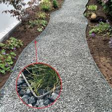 Mit Kies Und Splittbelagen Konnen Zufahrten Und Wege Auf Dem Grundstuck Umweltvertraglich Befestigt Werden Kiesstabilisieru Zufahrten Kies Regenwassernutzung