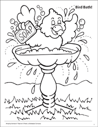 Select from 35450 printable coloring pages of cartoons, animals, nature, bible and many more. Bird Bath Amazing Animals Coloring Page Printable Coloring Pages