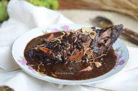 Kepala Ikan Manyung Masak Kluwak Resep Makanan Makanan Resep Masakan Indonesia