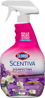 In specific, scents such as lemon contain citric acid, so you need to keep away from those. Clorox Scentiva Disinfecting Multi Surface Cleaner Clorox