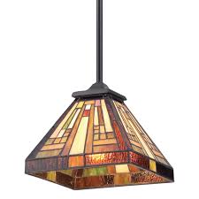 Guaranteed low prices on quoizel pendants, chandeliers, wall lights and lamps + free shipping on most orders. Quoizel Tfst1508vb Vintage Bronze Stephen 1 Light Mini Pendant With Tiffany Stained Glass Faucetdirect Com
