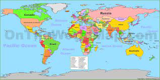 Mapa mundial satelital, mapamundi, mapa del mundo, mapa mundi, mapas de paises , pueblos, ciudades,político, montañas, atlas, politico, fisico, mudo. World Political Map With Countries Jpg 3500 1753 Mapa Del Mundo Mapa Politico Del Mundo Fondo De Pantalla De Mapamundi