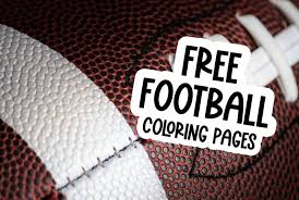 Create a page for a celebrity, band or business. 17 Free Football Coloring Pages Party Printables Print Color Fun