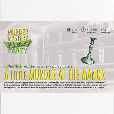 Host your own murder mystery game dinner party with our mystery party kits! A Little Murder At The Manor Download 7 99 Delivered