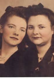 Effie McDowell Dickson (1887-1962) and daughter Edith Dickson (1924-1967)  at Medicine Park, Oklahoma. Date c. 1926