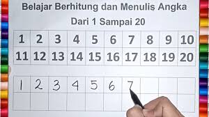 Gambar animasi angka terlengkap dan terupdate. Belajar Berhitung Dan Menulis Angka Dari 1 Sampai 20 Youtube