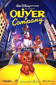 Oliver Company Is A 1988 American Animated Musical Film In Which A Homeless Kitten Named Oliver Joins A Ga Oliver And Company Walt Disney Movies Kids Movies