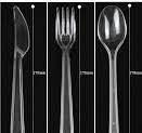 Disposable Plastic Cutlery Set 178mm Length PS Plastic Knife ...