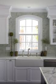 Really Like This Might Need To Put Some Molding Around My Kitchen Window My Ceiling My Be Too Kitchen Sink Design Kitchen Backsplash Designs Kitchen Design