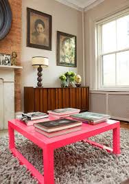Trendy Hot Pink Coffee Table Inspired By Abigail Ahern Design Decoist Hot Pink Furniture Coffee Table Comfy Living Room Furniture