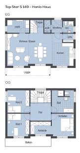 Stadtvilla Grundriss Modern Mit Walmdach Architektur 4 Zimmer 143 Qm Wfl Erdgeschoss Kuche Offen Wind Haus Grundriss Grundriss Einfamilienhaus Hanlo Haus