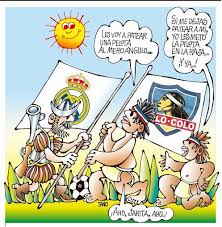 Su debut, en la ronda de octavos de final. Caricatura De El Tano Real Madrid Vs El Indio Colo Colo Dia De La Resistencia A La Chilena