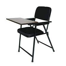 Study chair with writing pad. Cellbell C62 Folding Study Chair With Cushion Writing Pad Black Buy Online In Haiti At Haiti Desertcart Com Productid 173414573